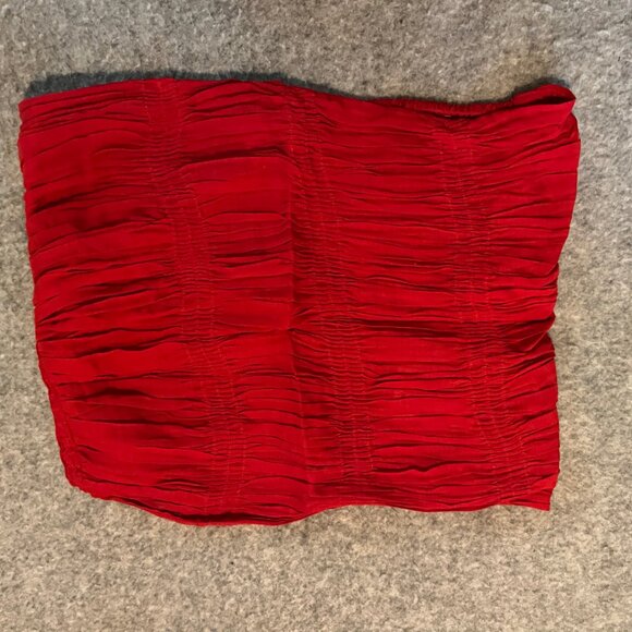 Gimaguas Red Sunrise Cropped Tube Top - Picture 2 of 4